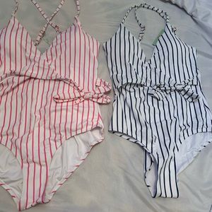 2 women’s bathing suits